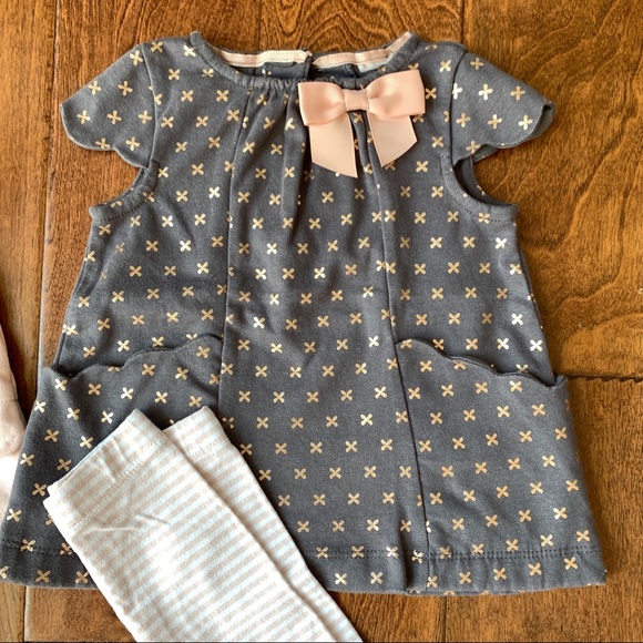 2 set of Dylan and Abby dress / tunic legging set - Picture 3 of 8